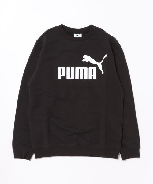 PUMA(プーマ)の「《PUMA》ESS NO.1 ロゴ クルースウェット(スウェット・キッズ・グレー/ブラック・150/140/130/160)」の1枚目の写真