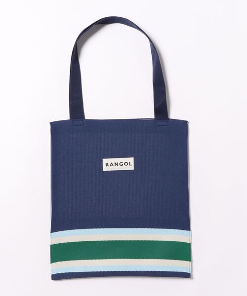 KANGOL(カンゴール)の「【KANGOL】ラインデザイン トートバッグ KGSA-BG00298(トートバッグ・メンズ・ネイビー・FREE)」の2枚目の写真