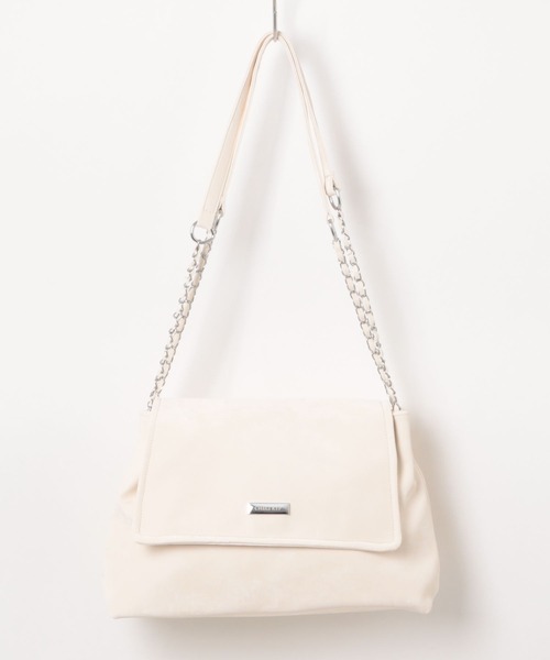 apres jour mignon（アプレジュールミニョン）の「【apresjour mignon×ARIAZ】スエード風ハンドバッグ（ハンドバッグ・レディース・オフホワイト/ブラック/ダークブラウン・ONESIZE）」の4枚目の写真