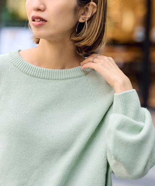 ≪追加≫ラグランスリーブ ワイドプルオーバー 2（ニット/セーター