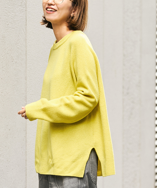 irakure.m　新品フレームワーク　ラグランスリーブワイドプルオーバー セール】≪追加≫ラグランスリーブ ワイドプルオーバー（ニット