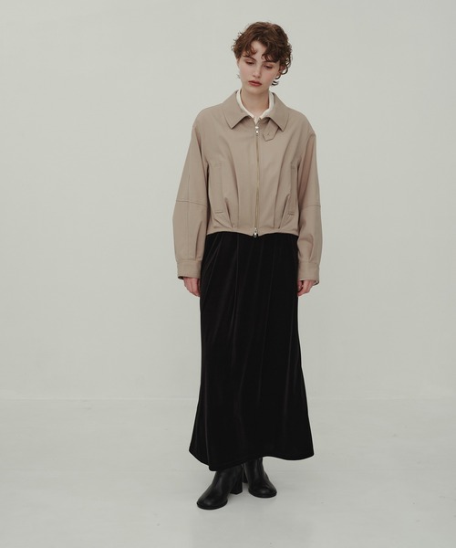 スカート諸々 Velor Tuck Skirt/ベロアタックスカート（スカート）｜CITY TOKYO