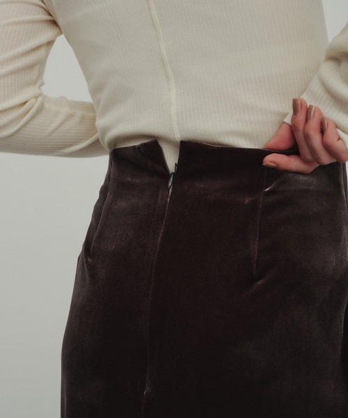 スカート諸々 Velor Tuck Skirt/ベロアタックスカート（スカート）｜CITY TOKYO