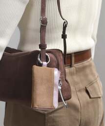 ANEMONE（アネモネ）の「スエード×レザーフラグメントケース（財布）」