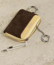 ANEMONE（アネモネ）の「スエード×レザーフラグメントケース（財布）」