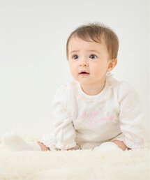 ウサギアップリケ ハートジャガードワンピース（その他ベビーウェア