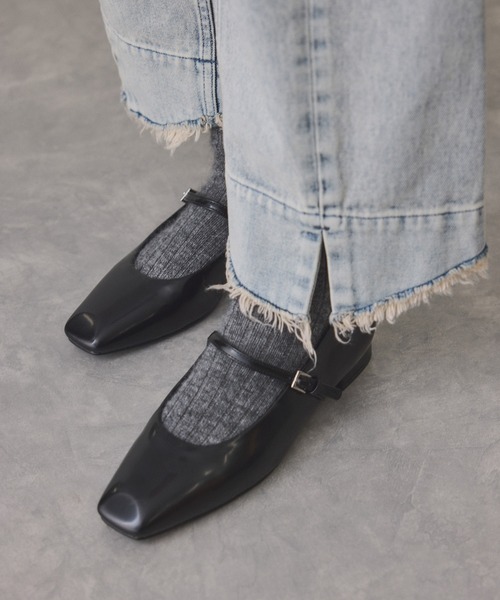 メリージェーンスクエアパンプス（パンプス）｜ADAM ET ROPE