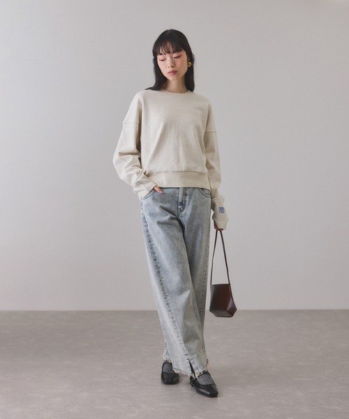 ADAM ET ROPE'（アダムエロペ）の「メリージェーンスクエアパンプス（パンプス・レディース・ブラック/ダークブラウン・24.5/24/23.5/23）」の11枚目の写真