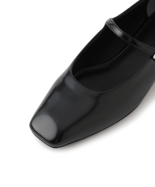 ADAM ET ROPE'（アダムエロペ）の「メリージェーンスクエアパンプス（パンプス・レディース・ブラック/ダークブラウン・24.5/24/23.5/23）」の15枚目の写真