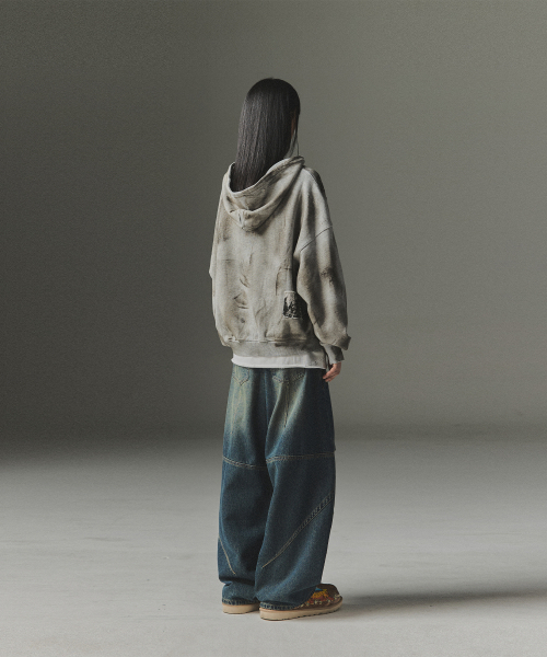 NOT4NERD(ノットフォーナード)の「Multi Panel Dart Curved Denim Pants - Deep Blue(デニムパンツ・レディース・その他・SMALL/MEDIUM/LARGE/X-LARGE)」の5枚目の写真