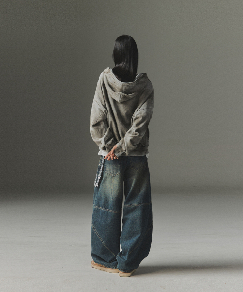 NOT4NERD(ノットフォーナード)の「Multi Panel Dart Curved Denim Pants - Deep Blue(デニムパンツ・レディース・その他・SMALL/MEDIUM/LARGE/X-LARGE)」の7枚目の写真