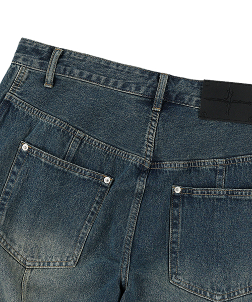 NOT4NERD(ノットフォーナード)の「Multi Panel Dart Curved Denim Pants - Deep Blue(デニムパンツ・レディース・その他・SMALL/MEDIUM/LARGE/X-LARGE)」の10枚目の写真