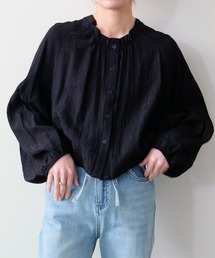 DOLLUPOOPS | Back Frill Gathered Blouse(バックフリルギャザーブラウス)(シャツ/ブラウス)