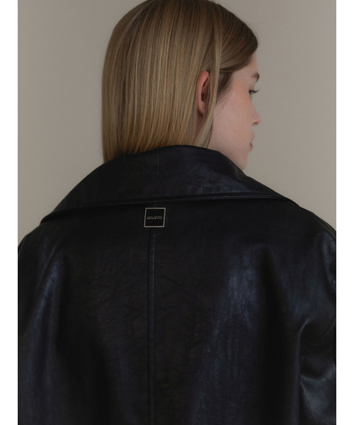 ANOETIC(アノエティック)の「ANC CLASSIC LEATHER JACKET_BLACK(ライダースジャケット・レディース・その他・FREE)」の4枚目の写真