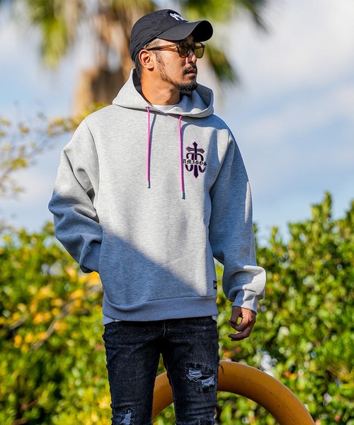 adamsJUGGLER(アダムスジャグラー)の「RTEG ネオン/SP O.Eフーディー(パーカー・メンズ・ブラック/グレー・XL/L/M/S)」の2枚目の写真