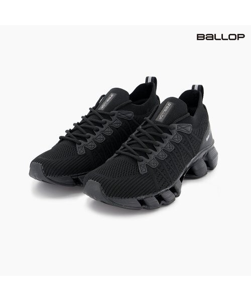 BALLOP（バロップ）の「ニットウォーキングシューズライトランブラック（その他シューズ・レディース・その他・23cm/24cm/24.5cm/25cm/26cm/26.5cm/27cm/28cm/28.5cm）」の2枚目の写真