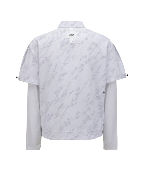 ANEW GOLF（アニューゴルフ）の「WOMEN SP LAYERED PATTERN LONG T-SHIRT_WH（ポロシャツ・レディース・その他・X-SMALL/SMALL/MEDIUM/LARGE）」の2枚目の写真