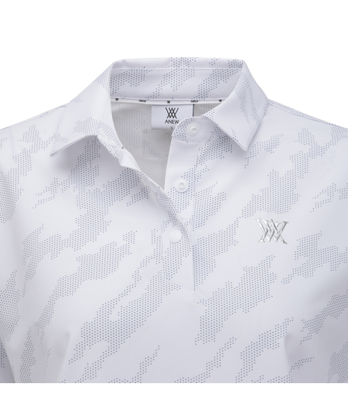 ANEW GOLF（アニューゴルフ）の「WOMEN SP LAYERED PATTERN LONG T-SHIRT_WH（ポロシャツ・レディース・その他・X-SMALL/SMALL/MEDIUM/LARGE）」の5枚目の写真