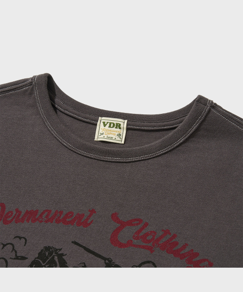 VDR（ブイディアール）の「ROUGHRIDERS T-SHIRT [Stone Gray]（Tシャツ/カットソー・メンズ・その他・LARGE/X-LARGE/MEDIUM）」の3枚目の写真
