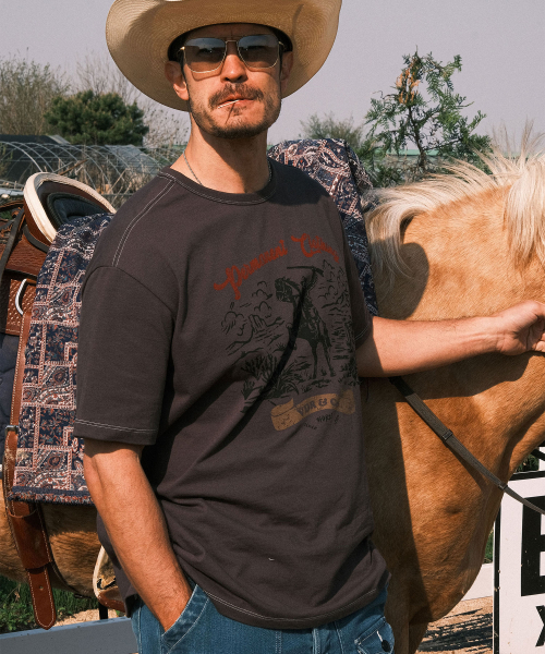 VDR（ブイディアール）の「ROUGHRIDERS T-SHIRT [Stone Gray]（Tシャツ/カットソー・メンズ・その他・LARGE/X-LARGE/MEDIUM）」の6枚目の写真
