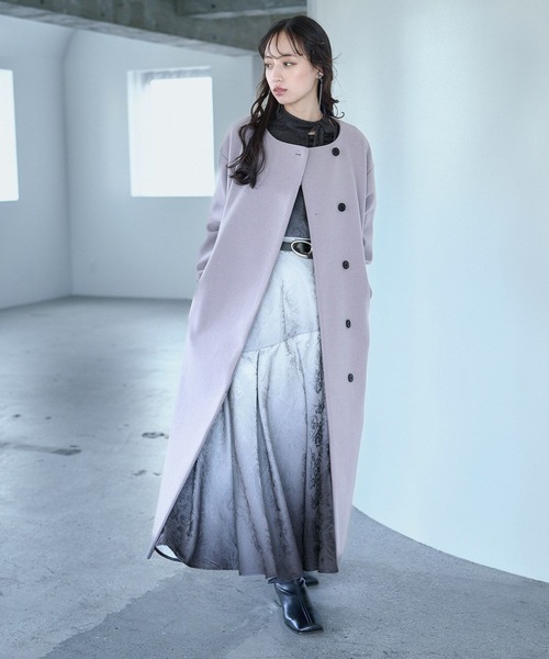 HARE（ハレ）の「グラデーションジャガードフレアスカート(HARE