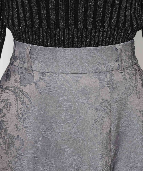 HARE（ハレ）の「グラデーションジャガードフレアスカート(HARE)（スカート・レディース・パープル/ブラック・FREE）」の19枚目の写真