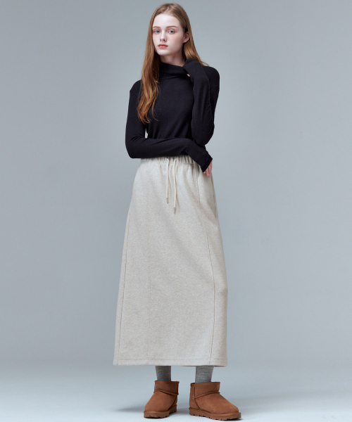 MALOUPE（マロップ）の「3109 ニットスカート（ベージュ）（スカート・レディース・ベージュ・SMALL/MEDIUM）」の8枚目の写真