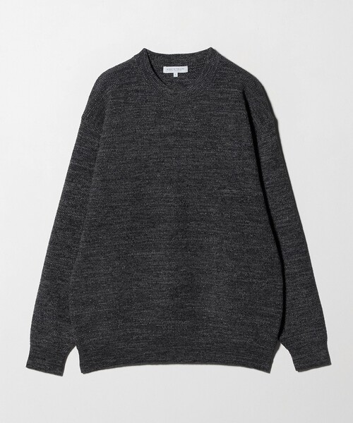 A DAY IN THE LIFE UNITED ARROWS(アデイインザライフユナイテッドアローズ)の「モールミックス メランジ ニット-ウォッシャブル-<A DAY IN THE LIFE>(ニット/セーター・メンズ・ダークグレー/ナチュラル/ネイビー・M/L)」の1枚目の写真