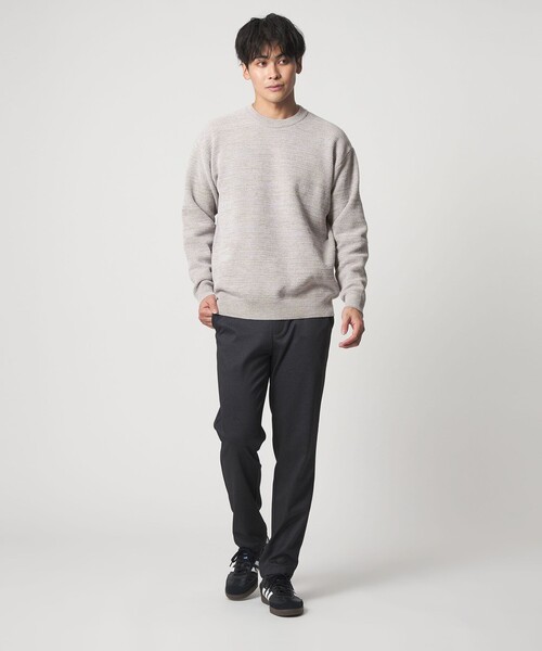 A DAY IN THE LIFE UNITED ARROWS(アデイインザライフユナイテッドアローズ)の「モールミックス メランジ ニット-ウォッシャブル-<A DAY IN THE LIFE>(ニット/セーター・メンズ・ダークグレー/ナチュラル/ネイビー・M/L)」の22枚目の写真
