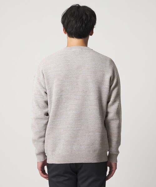 A DAY IN THE LIFE UNITED ARROWS(アデイインザライフユナイテッドアローズ)の「モールミックス メランジ ニット-ウォッシャブル-<A DAY IN THE LIFE>(ニット/セーター・メンズ・ダークグレー/ナチュラル/ネイビー・M/L)」の19枚目の写真