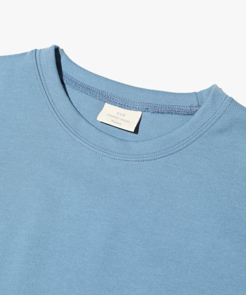 ESN(イーエスエヌ)の「ピュアヘビー半袖Tシャツブルー(Tシャツ/カットソー・メンズ・その他・LARGE/MEDIUM/X-LARGE)」の2枚目の写真