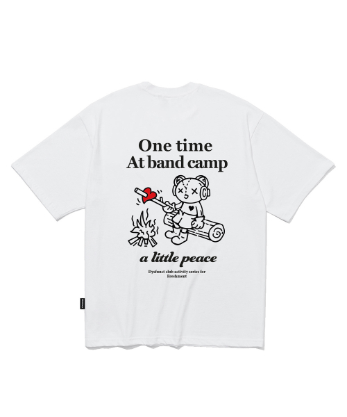 DYSFUNCT（ディスファンクト）の「BAND CAMP T-SHIRT (WHITE)（Tシャツ/カットソー・レディース・その他・MEDIUM/SMALL/LARGE）」の2枚目の写真