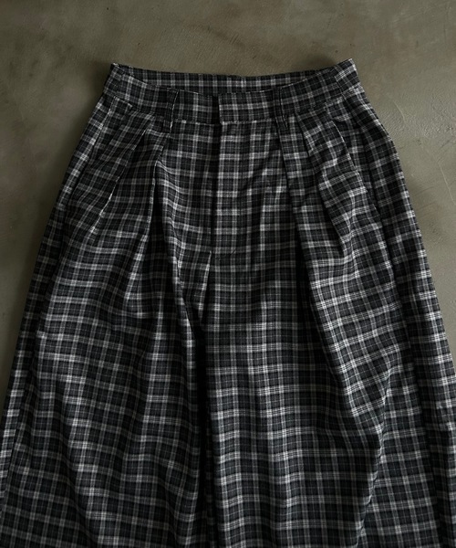 UNDERSTATEMENTs（アンダーステイトメント）の「【ユニセックス】ストライプ&チェックスラックス（スラックス・メンズ・ブラック系その他/ブラック系その他2・LARGE/MEDIUM/SMALL）」の13枚目の写真