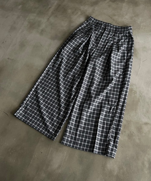 UNDERSTATEMENTs（アンダーステイトメント）の「【ユニセックス】ストライプ&チェックスラックス（スラックス・メンズ・ブラック系その他/ブラック系その他2・LARGE/MEDIUM/SMALL）」の14枚目の写真