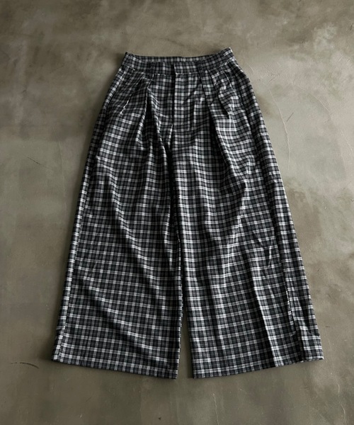 UNDERSTATEMENTs（アンダーステイトメント）の「【ユニセックス】ストライプ&チェックスラックス（スラックス・メンズ・ブラック系その他/ブラック系その他2・LARGE/MEDIUM/SMALL）」の16枚目の写真