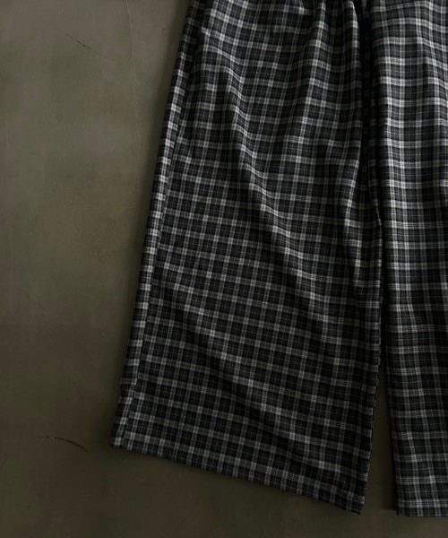 UNDERSTATEMENTs（アンダーステイトメント）の「【ユニセックス】ストライプ&チェックスラックス（スラックス・メンズ・ブラック系その他/ブラック系その他2・LARGE/MEDIUM/SMALL）」の17枚目の写真