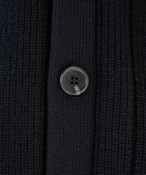 WRAPINKNOT（ラッピンノット）の「【WRAPINKNOT/ラッピンノット】編地切替カーディガン（ニット/セーター・メンズ・ブラウン/ブラック・3/2）」の7枚目の写真