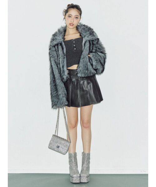 EVRIS（エヴリス）の「グリッターショルダーBAG（ショルダーバッグ・レディース・シルバー/ブラック・FREE）」の9枚目の写真