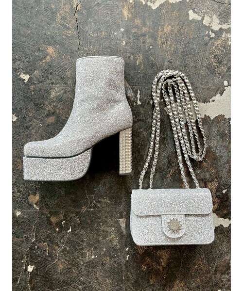 EVRIS（エヴリス）の「グリッターショルダーBAG（ショルダーバッグ・レディース・シルバー/ブラック・FREE）」の14枚目の写真