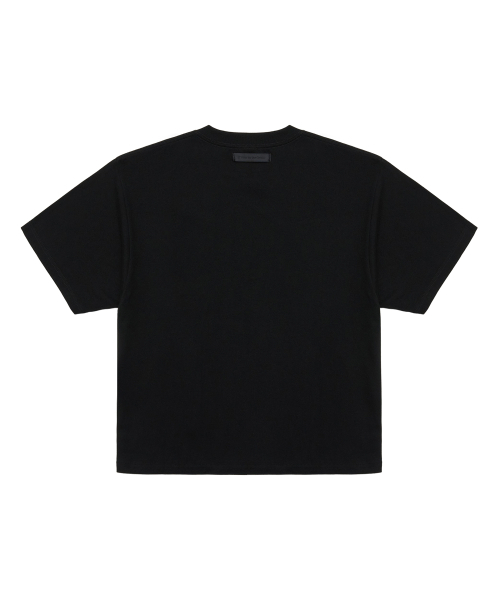C WEAR BY THE GENIUS（シーウェアバイザジーニアス）の「ヘビーウェイト メンズ クロップTシャツ ブラック（Tシャツ/カットソー・メンズ・その他・SMALL/MEDIUM/LARGE/X-LARGE/XX-LARGE）」の6枚目の写真