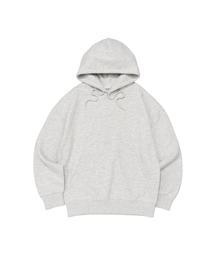 BECANVAS SPECIAL INTERLOCK OVERFIT HOOD (LIGHT MELANGE)