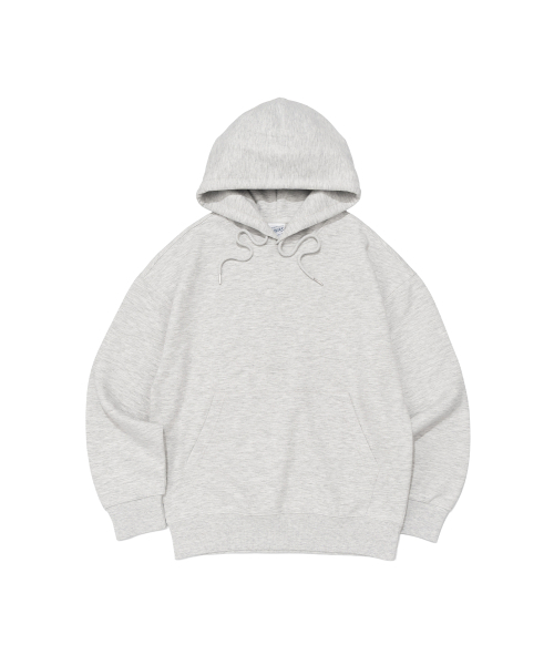 BECANVAS(ビキャンバス)の「BECANVAS SPECIAL INTERLOCK OVERFIT HOOD (LIGHT MELANGE)(パーカー・レディース・ライトグレー・LARGE/SMALL/MEDIUM/X-LARGE)」の1枚目の写真