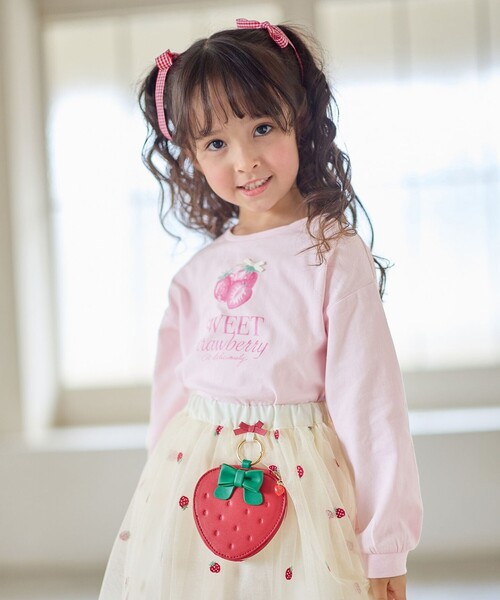 Strawberry Collection】カラビナ付きいちごポーチ（ポーチ）｜ANY
