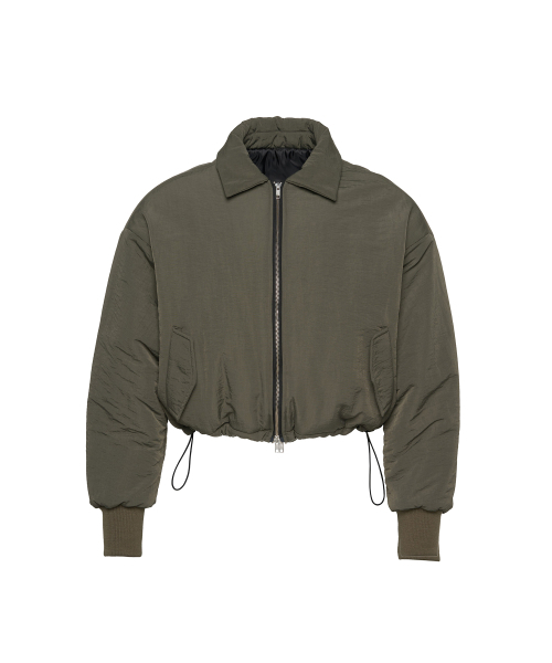 FLAWSROOM(フローズルーム)の「Matt Crop Puffer KHAKI(ダウンジャケット/コート・メンズ・その他・MEDIUM/LARGE)」の6枚目の写真
