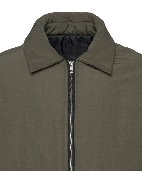 FLAWSROOM(フローズルーム)の「Matt Crop Puffer KHAKI(ダウンジャケット/コート・メンズ・その他・MEDIUM/LARGE)」の2枚目の写真