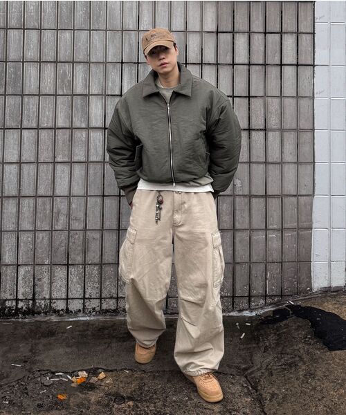 FLAWSROOM(フローズルーム)の「Matt Crop Puffer KHAKI(ダウンジャケット/コート・メンズ・その他・MEDIUM/LARGE)」の10枚目の写真