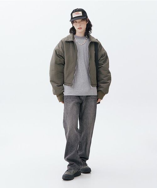 FLAWSROOM(フローズルーム)の「Matt Crop Puffer KHAKI(ダウンジャケット/コート・メンズ・その他・MEDIUM/LARGE)」の4枚目の写真