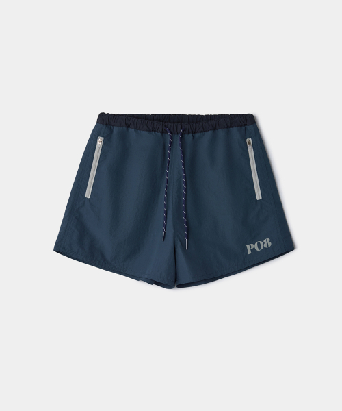 PO8（ピーオーエイト）の「TRACKSHORT 8 PANTS - NAVY（その他パンツ・レディース・ネイビー・MEDIUM/LARGE）」の2枚目の写真
