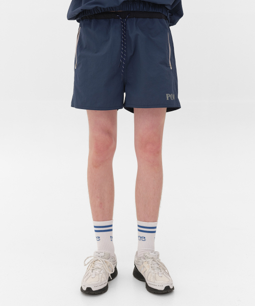 PO8（ピーオーエイト）の「TRACKSHORT 8 PANTS - NAVY（その他パンツ・レディース・ネイビー・MEDIUM/LARGE）」の4枚目の写真