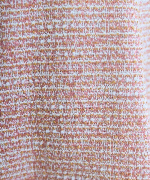 marun（マルン）の「＜大きいサイズ＞ツイード調ショート丈フレアスカート marun（スカート・レディース・ピンク/ブラック・L/LL/3L/4L/5L）」の17枚目の写真